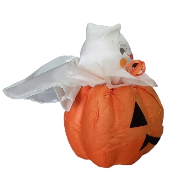 Vtg 90's Pumpkin and Ghost Halloween decor - Picture 3 of 10